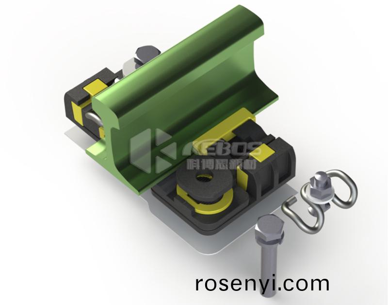 有(you)攩肩型(xing)雙層非線性減振釦件(jian)