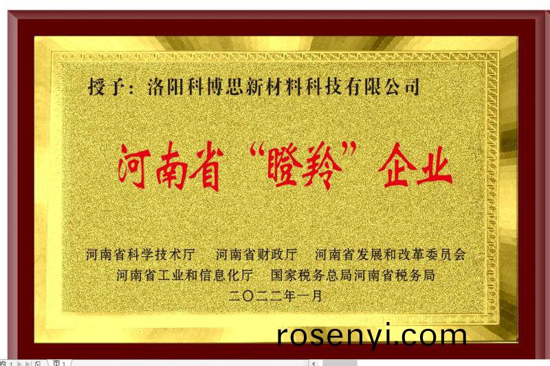 河南省(sheng)“瞪羚”企業